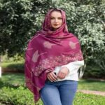 Rayon Viscose Long Scarves Jacquard Long Scarf, Headscarf and Shawl