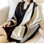 Faux Cashmere Scarves Faux Cashmere Jacquard Scarf and Shawl