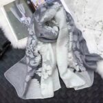 Tie-Dye Long Scarves Tie-Dye Long Scarf with Contrast Color Style