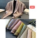 Metallic Yarn Square Scarves 100 x 100cm Metallic Jacquard Square Scarf and Headscarf