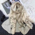 Tie-Dye Long Scarves Tie-Dye Long Scarf with Contrast Color Style
